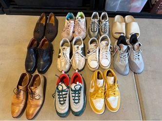 Men’s Shoe Lot – 10 Pairs | Sizes 8.5–9.5 | Nike, Jordan, New Balance + More