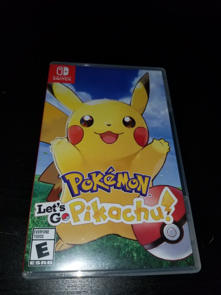 Let's go Pikachu nintendo switch