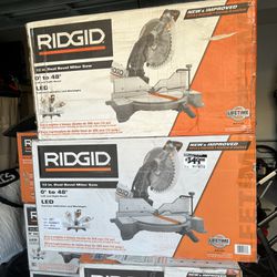 RIDGID 15 Amp Corded 12 in. Dual Bevel Miter Saw with LED Cutline Indicator  BRAND NEW🔥🔥