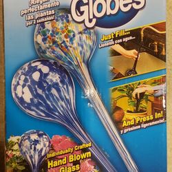 Aqua Globes In Box Like New