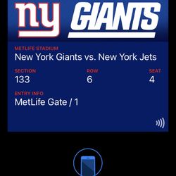 Giants Vs Jets Preseason Ticket 