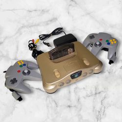 Nintendo N64 Gold Console
