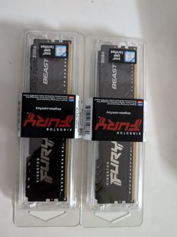 NEW Kingston FURY Beast 2x16G DDR4 3200MHz RAM - Factory Sealed
