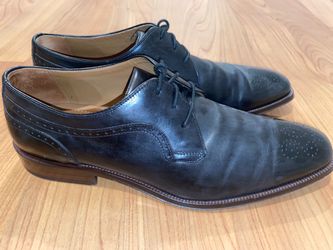 Johnston & Murphy Brogue Black Leather Dress Shoes Men’s Size 12M