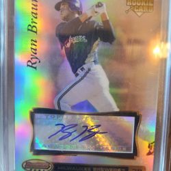 Ryan Braun Autographed Topps Rookie  Chrome 