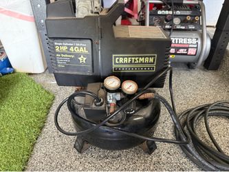 Craftsman Professional 2 HP 4-Gallon Air Compressor w/ Hose
