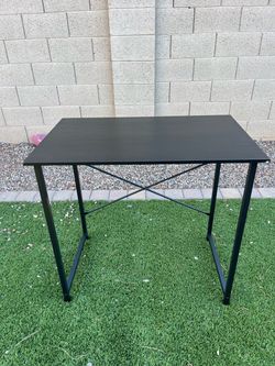 Black Metal Frame Desk