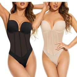 HGps8w Sexy body for women, with thin straps, with rods, abdomen control, sculpting, buttock lifter, body shaper