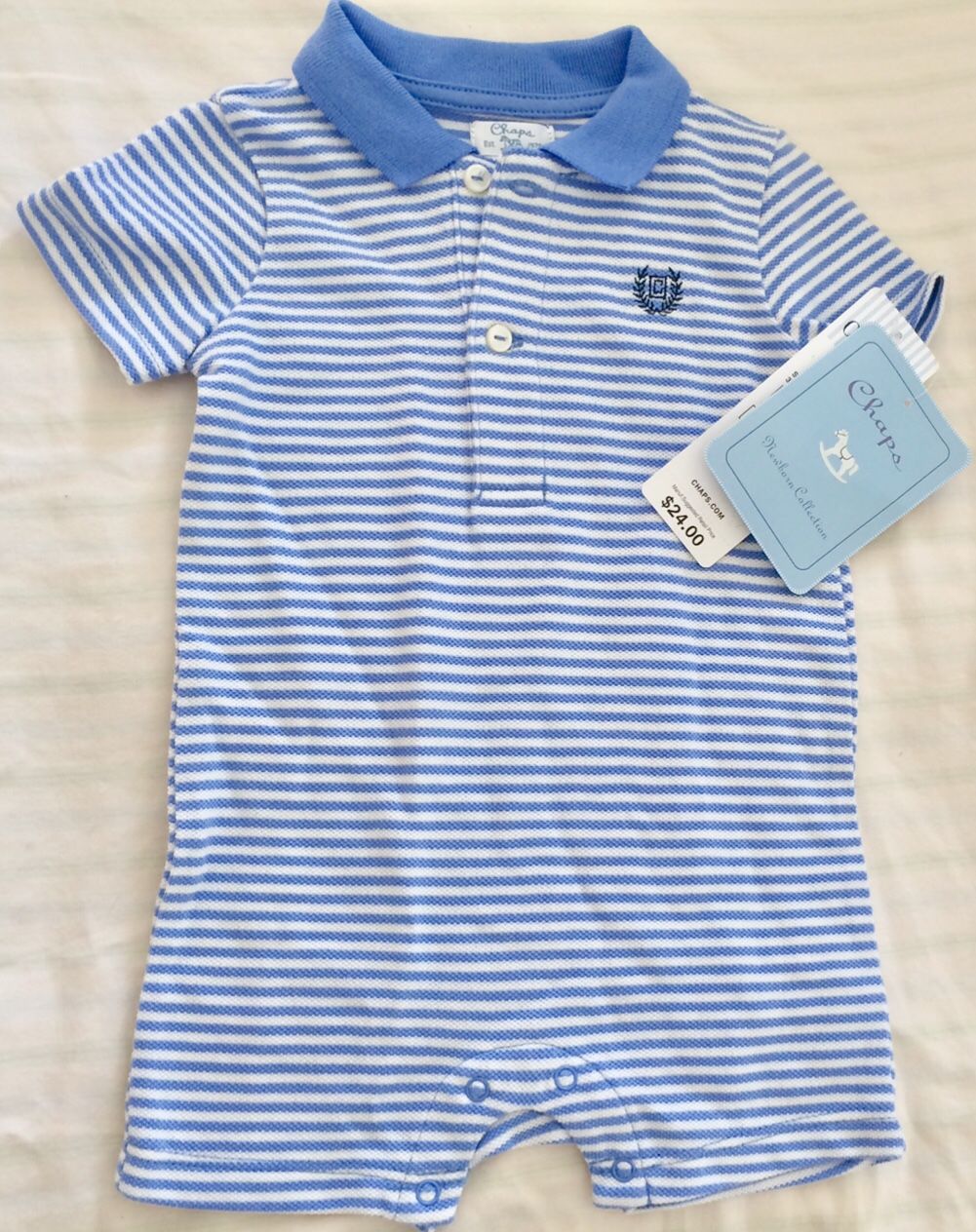 New with tags, CHAPS size 3 months