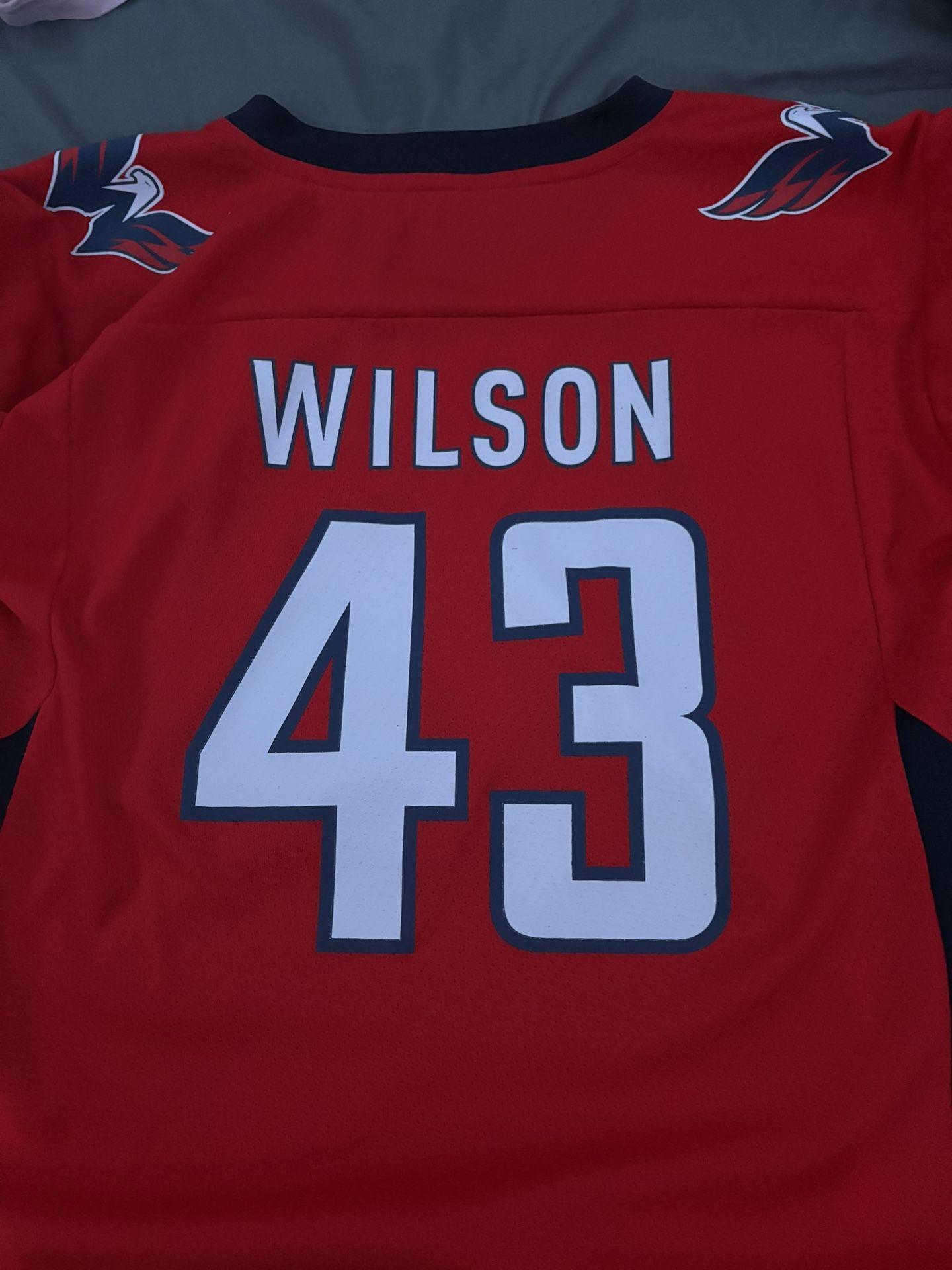 Tom wilson capitals jersey 