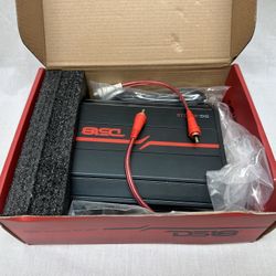 DS18 SXE-2500.1D Mono Subwoofer 1-Ohm Amplifier Class-D 2500W Amp