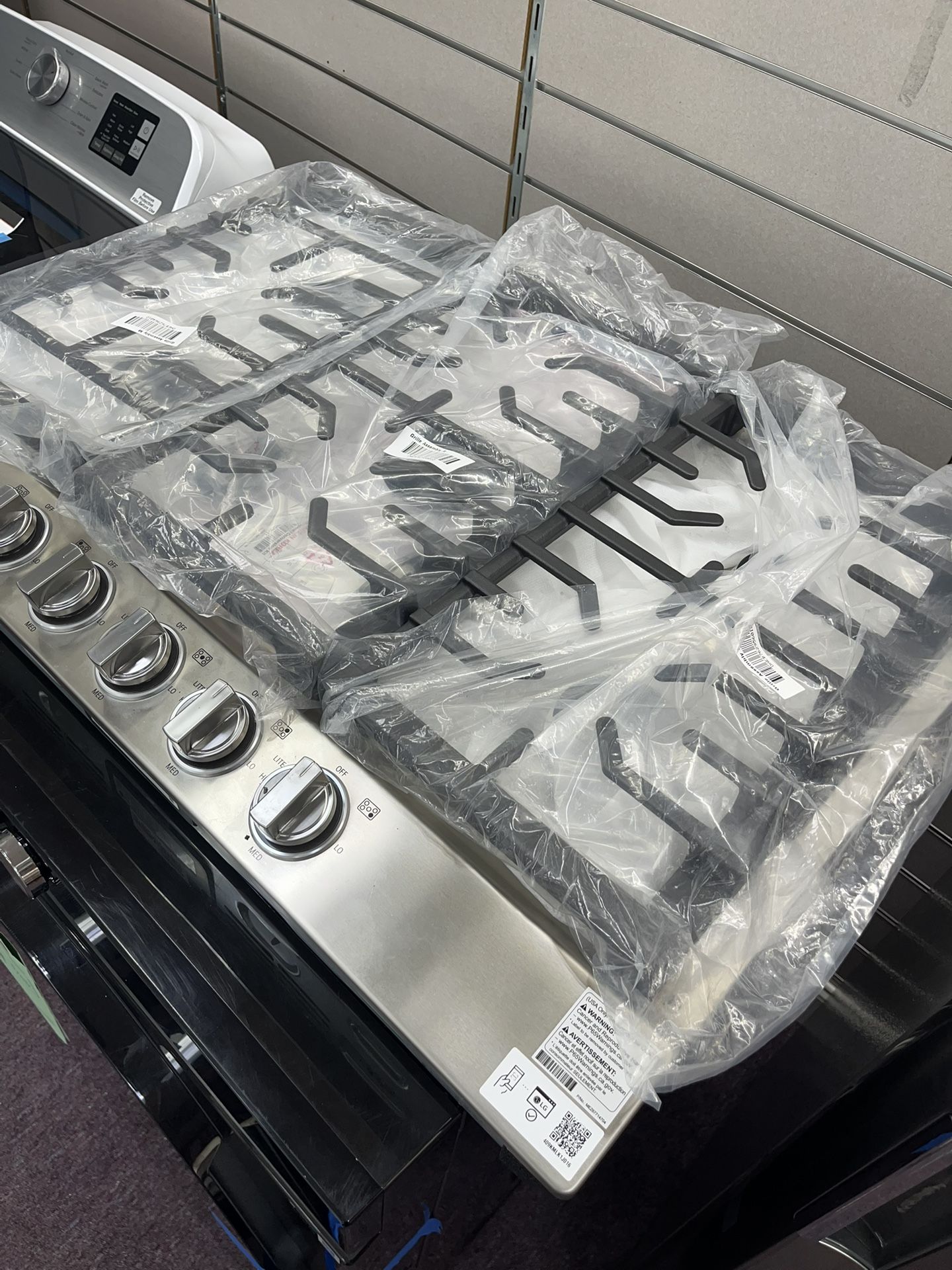 Gas Cooktop LG Stainless Steel 30’ 5 Burners New 