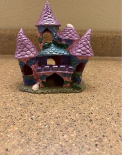 Resin Castle Aquarium Decoration