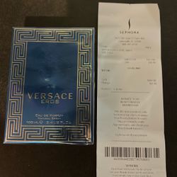Versace Eros Eau de Parfum Spray 100ML/3.4FL oz Brand New in box 