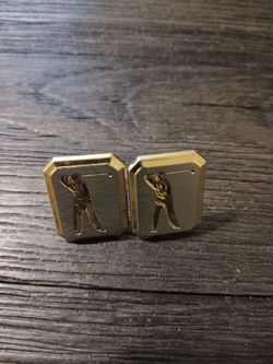 Golf cufflinks