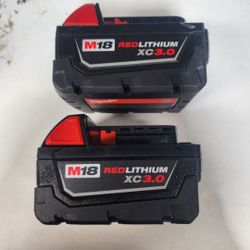 Milwaukee 3.0 Batteries New