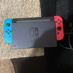 Nintendo Switch Neon (Blue/Red) - Complete with Dock & Charger - Great Condition