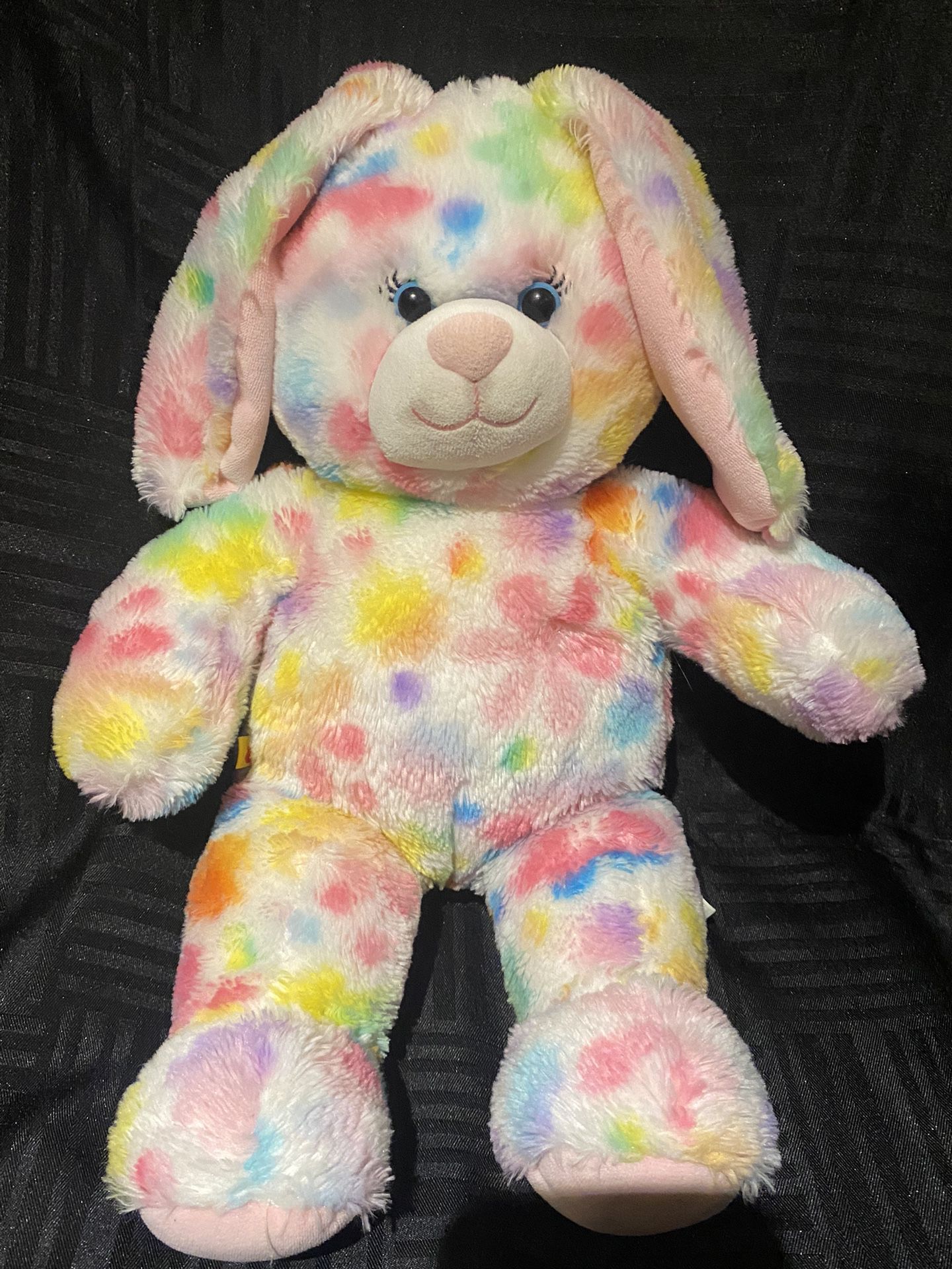 Build A Bear Plush Bunny Rabbit Pretty Petals Flowers Tie Dye 16” Easter 