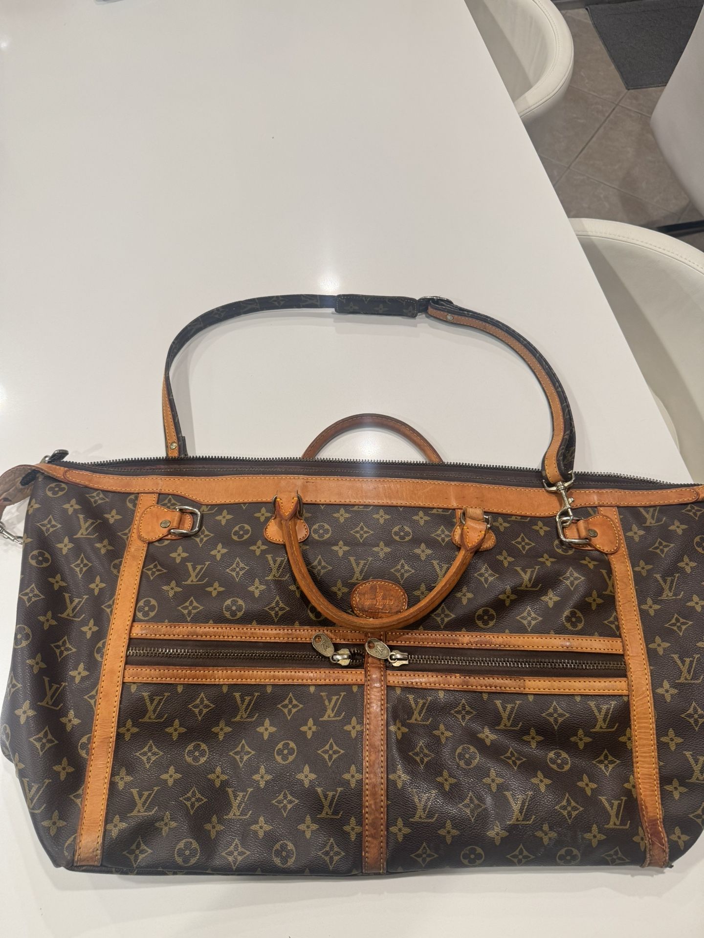 LV Style Travel Bag - Excellent Condition