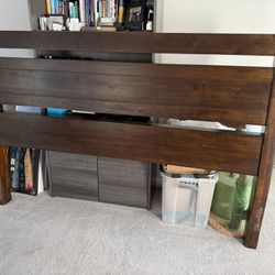 Ashley Furniture King Size Headboard and Side Rails