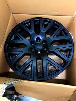 24x10” Gloss Black Multi-Spoke Alloy Wheel