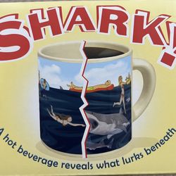 Shark Heat-Reveal Coffee Mug – Color Changing | New in Box