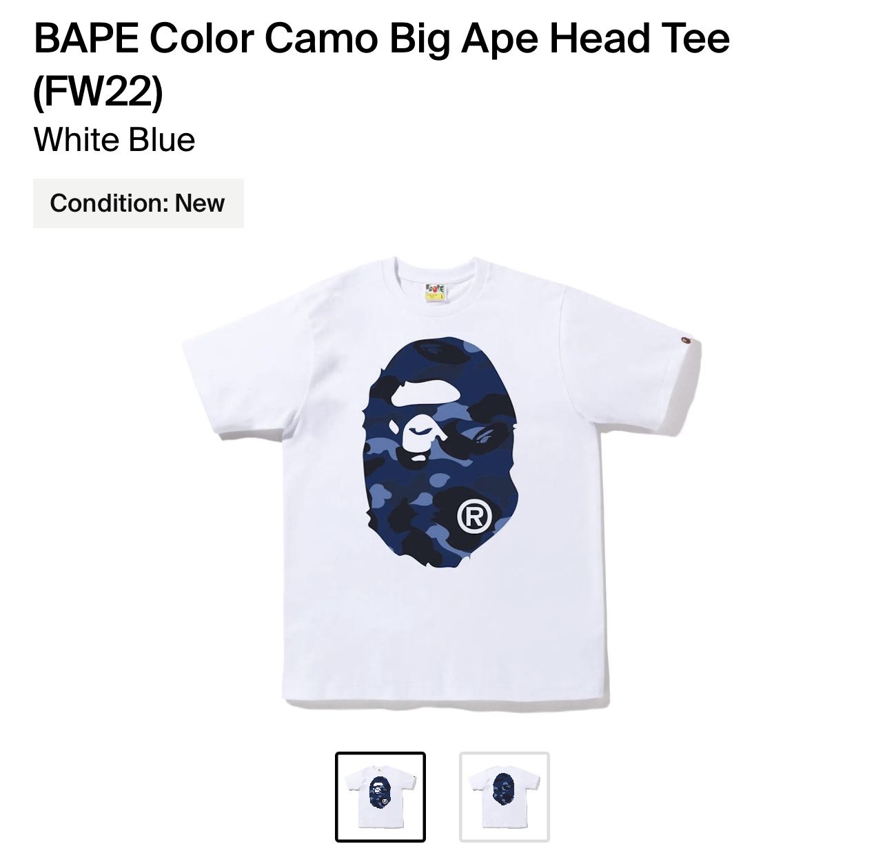 Brand New Bape Shirt