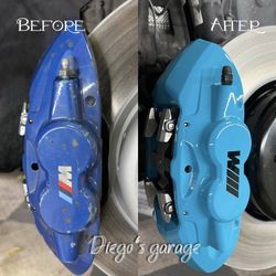 Wheels Rims Brake Calipers 