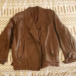 Vintage 80's woman's  leather jacket