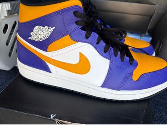 JORDAN 1 LAKERS, 12 men’s