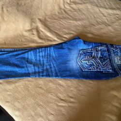 Men’s Rock Revival Jeans  Size 42 