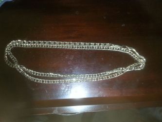 Gold plated neck chain