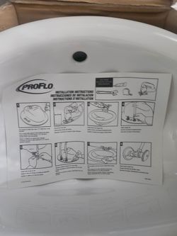 ProFlo White Ceramic sink