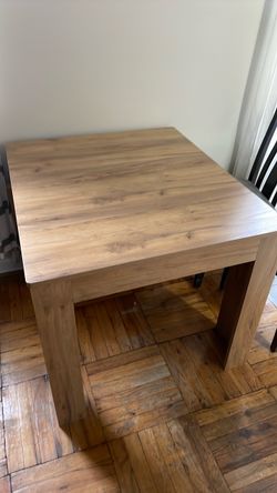 Square Wood Dining Table