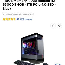 CyberPowerPC - Gamer Master Gaming Desktop Come With Free Keyboard and Mouse