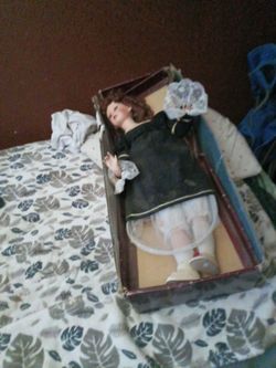 Big antique porcelain doll for sale