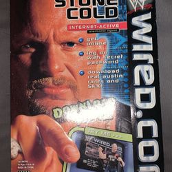 1999 WWF WIRED JAKKS PACIFIC STONE COLD FIGURE