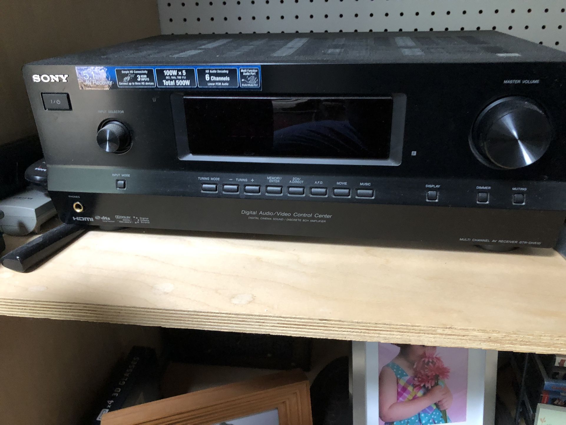 Sony 500 Watt Receiver