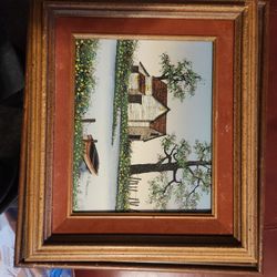 3 HARGROVE I'll Paintings.. Lakehouse. General Store,Dr Sullys Cough Cure