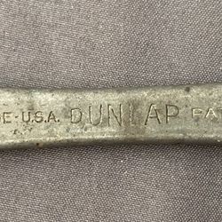 DUNLAP 1/4" X 5/16"  BOXED END RATCHET WRENCH 12PT MODEL Made in USA Vintage