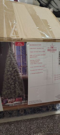 7ft tall Christmas tree