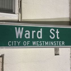 City Of Westminster Reflective Street Sign County Highway Man Cave Garage Art 