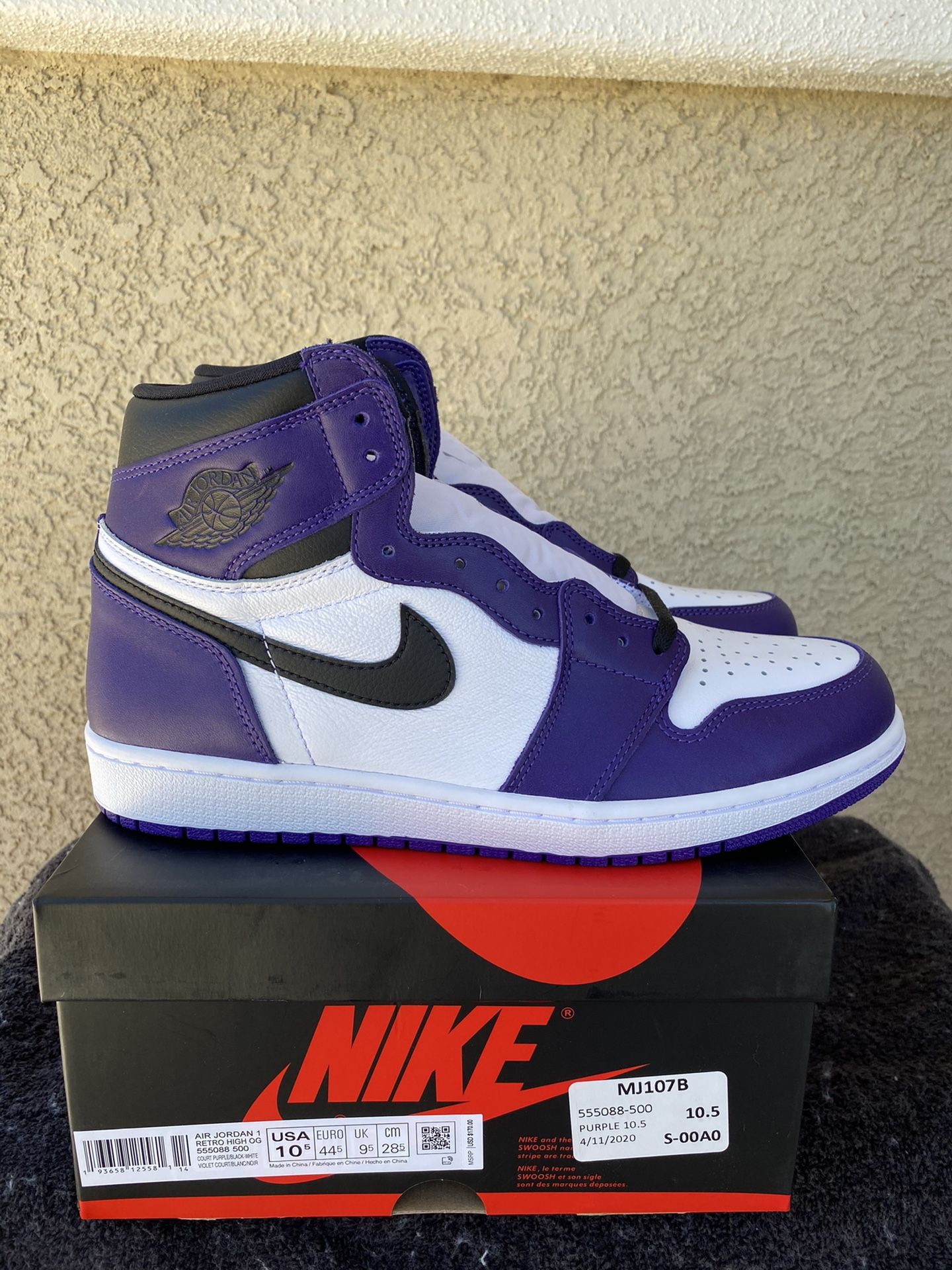 Jordan Retro 1 ‘Court Purple’