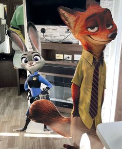 Zootopia Judy Hopps & Nick Wilde Cardboard Cutouts