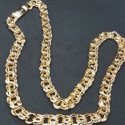 gold filled oro laminado chino chain with bracelet