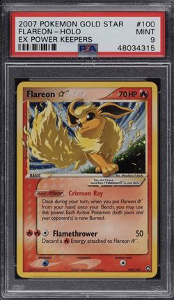 High End Collection Of Vintage Flareon Pokémon Cards Graded By PSA! Gold Star, Delta Species And Two 1st Editions!! 