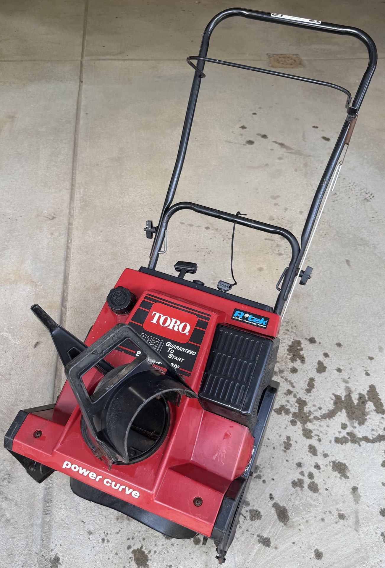 Toro Power Curve CCR 2450 20in. Single-Stage Gas Snow Blower