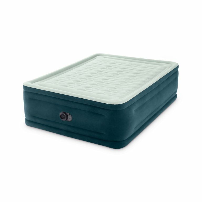 Intex Dura-Beam 24" Pillowtop Air Mattress, with Built-in Pump, Queen