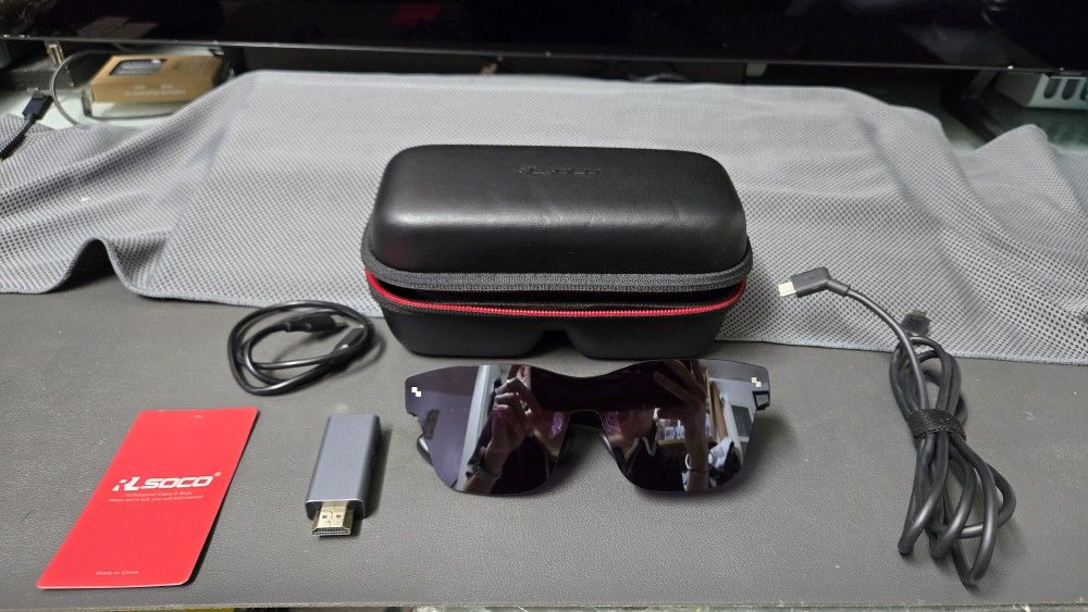 RayNeo Air 2 AR Glasses - Smart Glasses with 201" Micro OLED, Ultra-fast 120Hz, 600nits Brightness, 1080P Video Display Glasses, and Work on Android/i