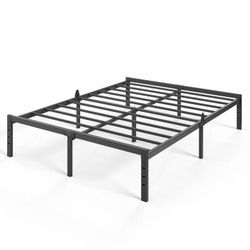 Queen bed frame metal platform